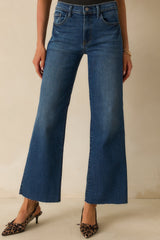 Always On Time Dark Wash Straight Leg Jeans