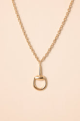Always The Last Word Gold Pendant Chain Necklace