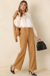 A Delicate Balance Ivory Lace Cuff Blouse