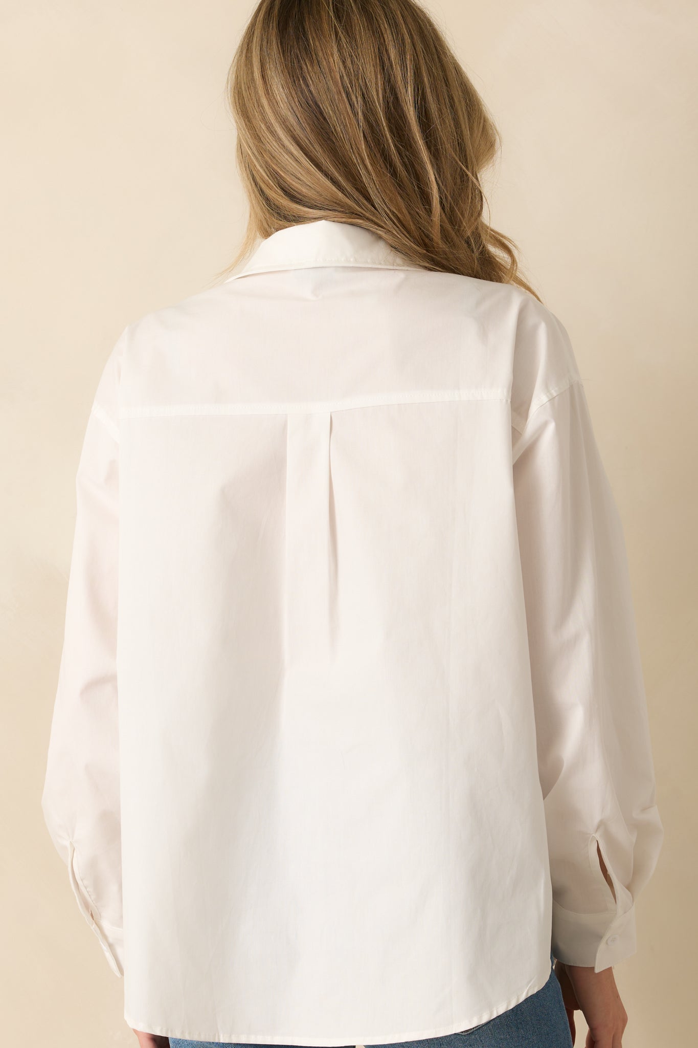 All In The Details 100% Cotton Button Front Top